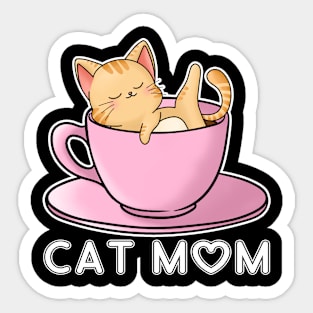 Cat mommy Sticker